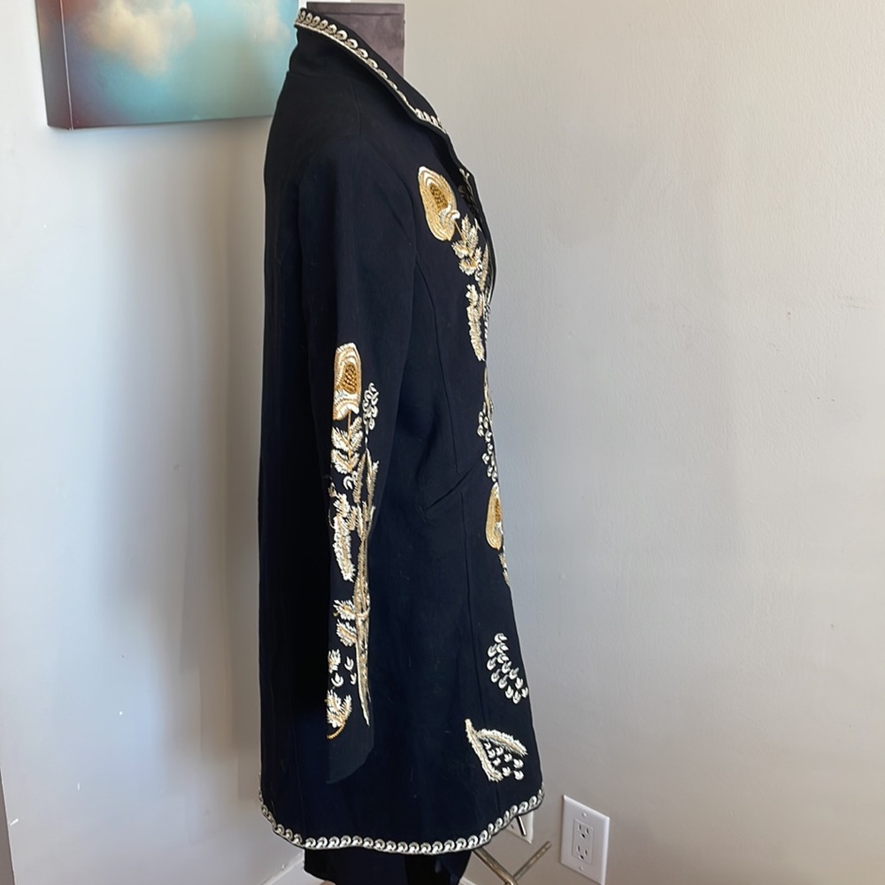 Embroidered Jacket Golden - Picture 8 of 15